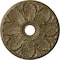 Ekena Millwork Milan Ceiling Medallion (Canopies up to 4 5/8"), 24 1/2"OD x 3 1/2"ID x 1"P, Mississippi Mud Crackle CM24MIMMC - alternate 1